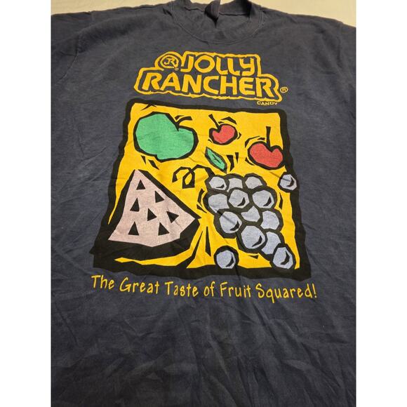 Jolly Rancher Men's Short Sleeve Single Stitch Size Large Promo T-Shirt - Picture 2 of 5